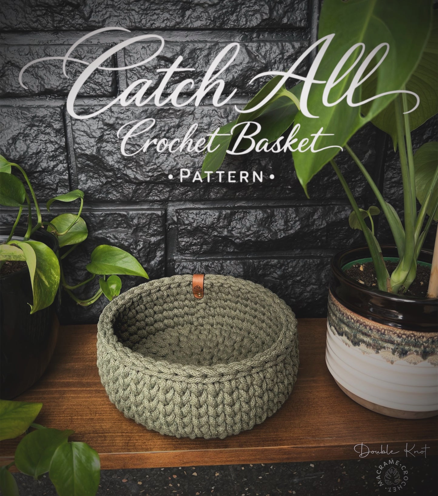 Catch All Crochet Basket Pattern